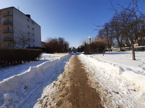 Usługa odśnieżania terenów